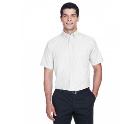 Men's Short-Sleeve Oxford with Stain-Release M600S Harriton