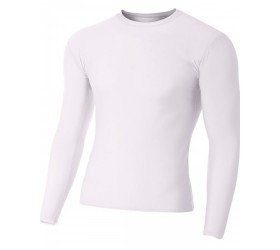 Adult Polyester Spandex Long Sleeve Compression T-Shirt N3133 A4