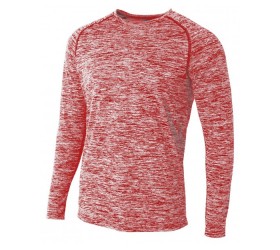 Adult Space Dye Long Sleeve Raglan T-Shirt N3305 A4