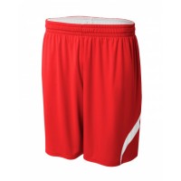 N5364 A4 Adult Performance Double Reversible Basketball Short