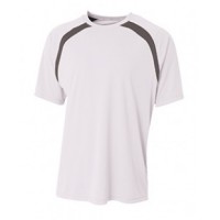 Boy's Spartan Short Sleeve Color Block Crew Neck T-Shirt NB3001 A4