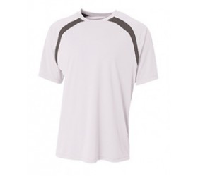 Boy's Spartan Short Sleeve Color Block Crew Neck T-Shirt NB3001 A4