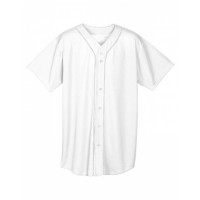 Youth Short Sleeve Full Button Baseball Jersey NB4184 A4