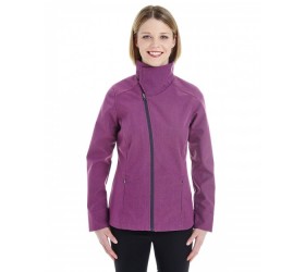 Ladies' Edge Soft Shell Jacket with Convertible Collar NE705W North End