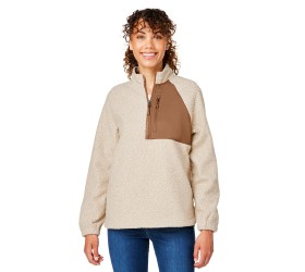 NE713W North End Ladies' Aura Sweater Fleece Quarter-Zip