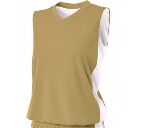 Ladies' Reversible Moisture Management Muscle Shirt NW2320 A4