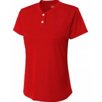 Ladies' Tek 2-Button Henley Shirt NW3143 A4