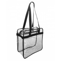 OAD5005 Liberty Bags OAD Clear Tote w/ Zippered Top