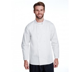 Unisex Studded Front Long-Sleeve Chef's Jacket RP665 Artisan Collection by Reprime