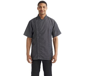 Unisex Zip-Close Short Sleeve Chef's Coat RP906 Artisan Collection by Reprime