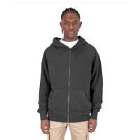 SHGDZ Shaka Wear Men's Garment Dye Double-Zip Hooded Sweatshirt