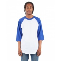 Adult Three-Quarter Sleeve Raglan T-Shirt SHRAG Shaka Wear