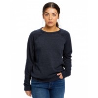 US238 US Blanks Ladies' Raglan Pullover Long Sleeve Crewneck Sweatshirt