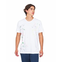 Unisex Made in USA Garment Dye Paint Splatter T-Shirt US4004 US Blanks
