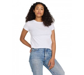 Ladies' Organic Baby Rib Crop T-Shirt US531OR US Blanks