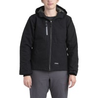 WHJ64 Berne Ladies' Softstone Modern Full-Zip Hooded Jacket