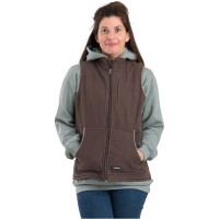 WV15 Berne Ladies' Sherpa-Lined Softstone Duck Vest
