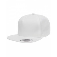 Adult 5-Panel Cotton Twill Snapback Cap Y6007 Yupoong